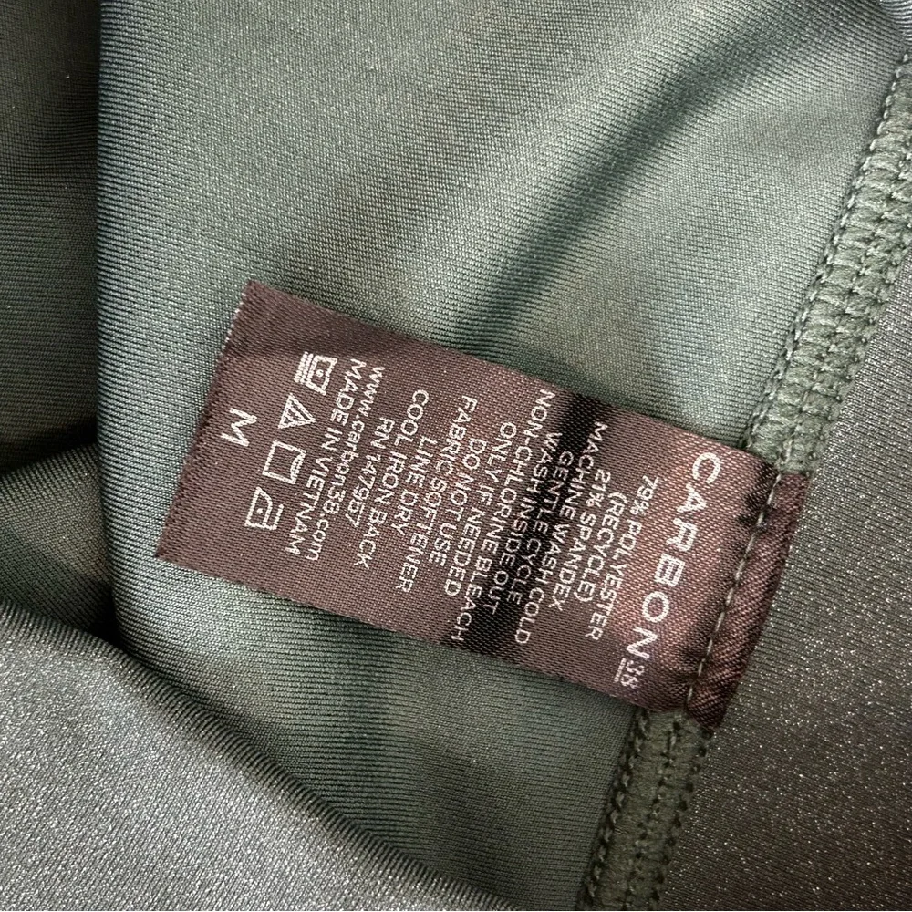 Carbon38 Shine Powder 7/8 Legging Shine Powder‎ Evergreen medium green women’s